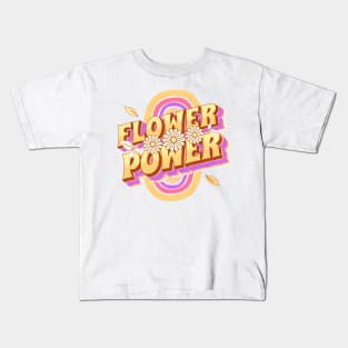 flower power hippie Kids T-Shirt